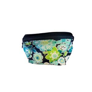 Thirty One Floral Print Lunch Bag With Zipper Closure